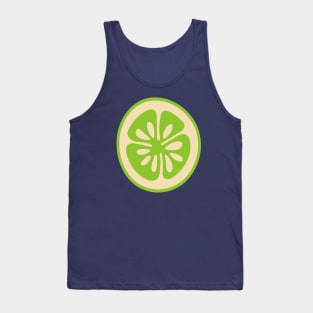 BIG LIME Tropical Citrus Summer Fruit Slice - UnBlink Studio by Jackie Tahara Tank Top